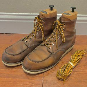 Men's Red Wing 4575 Classic Heritage Moc Toe Brown US 11.5 FREE SHIPPING